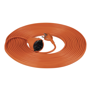 Przedłużacz ogrodowy jednogniazdowy Schuko, PVC 3x1mm2, długość 10m