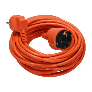 Przedłużacz ogrodowy jednogniazdowy Schuko, PVC 3x1mm2, długość 50m