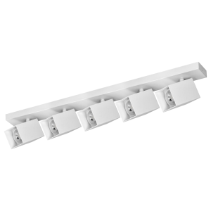 KUBAR SP 5, oprawa ścienno-sufitowa, 5xGU10, IP20, biała