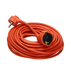 Przedłużacz ogrodowy jednogniazdowy Schuko, PVC 3x1,5mm2, długość 50m