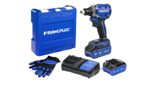 Zakrętarka udarowa akumulatorowa 18V 315Nm komplet z 2 akumulatorami 5.0Ah i ładowarką 6,5A; R-PID18-315-XL2 RAWLPLUG
