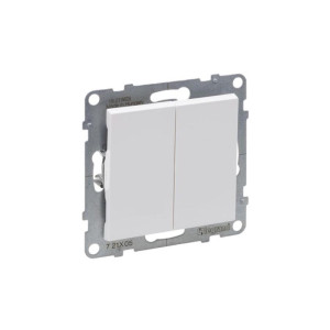 SUNO Łącznik świecznikowy 10A 250V moduł, szybkozłączki, biały; 721105 LEGRAND