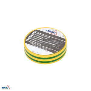 Taśma Izolacyjna 19x20m żółto-zielona/yellow-green