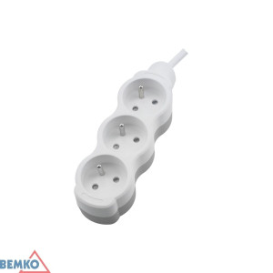 PRZEDŁUŻACZ NB 3X 2P+Z 1.5MM X 5.0M; B05-NB3GU5M, BEMKO