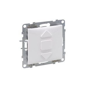 SUNO Przyciskowy łącznik rolet 3 pozycyjny 6A 250V moduł, biały; 721138 LEGRAND