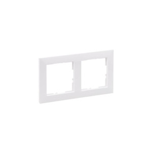 SUNO Ramka dwukrotna, biała; 721502 LEGRAND