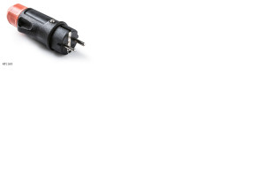 Wtyczka z dławikiem IP54 2P+Z 16A 250V, czarny, RED WT1; XF1165, ELEKTRO-PLAST NASIELSK
