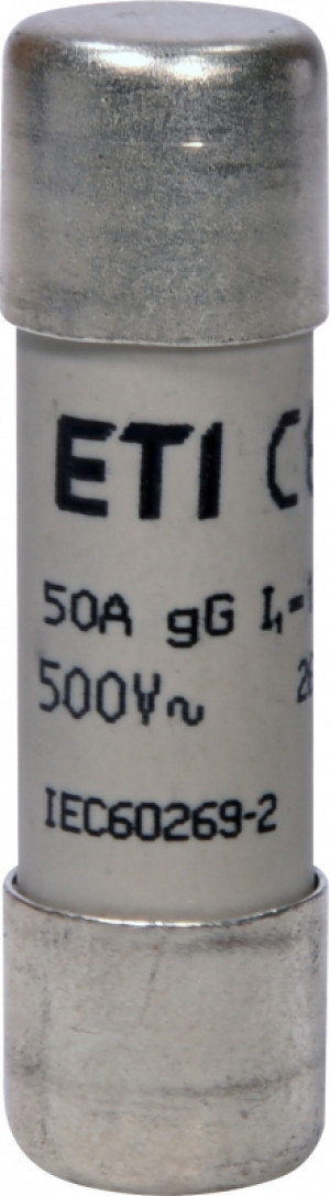 Wkładka topikowa cylindryczna, CH14x51 gG 50A/500V; 002651035, ETI POLAM
