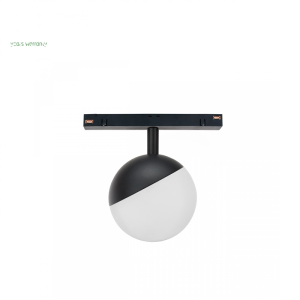 System Shift Smart- Globe Oprawa kula Fi100x130mm 5W 165st Czarny Cct/dim 5 lat gw.