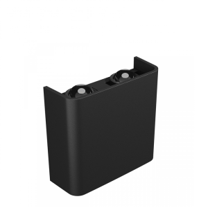 Lunarix 2 Kinkiet 4W CCT 230V IP54 RA90 110x110x40 MM Czarny, Świeci GÓra/dÓŁ