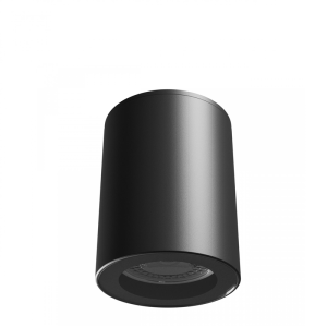 Chloe GU10 Natynkowa GU10 250V IP44 70x90mm Czarny OkrĄgŁa Nieruchoma