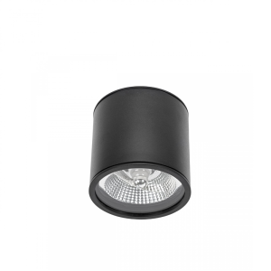 Chloe Ar111 Natynkowa GU10 250V IP65 120x115mm Czarny Okrągła Nieruchoma