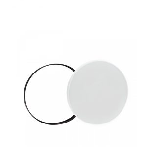 Nymphea Black & White Rings 40W CW 230V 115st IP54 Fi485x70 BiaŁy/czarny OkrĄgŁa Czujnik