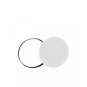 Nymphea Black & White Rings 32W CW 230V 115st IP54 Fi380x55 BiaŁy/czarny OkrĄgŁa Czujnik