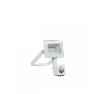 Noctis LUX 4 NaŚwietlacz 10W NW 230V IP44 94x150x53mm BiaŁy Czujnik Ruchu PIR