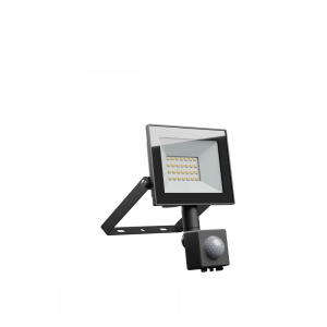 Noctis LUX 4 NaŚwietlacz 20W CW 230V IP44 116x174x53mm Czarny Czujnik Ruchu PIR