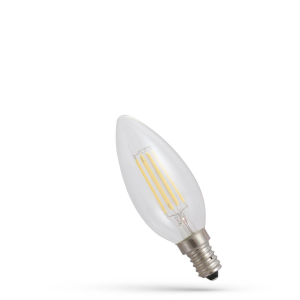 LED Świecowa E-14 230V 4W COG NW Clear Spectrum
