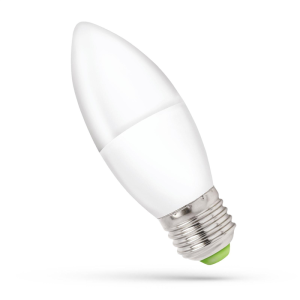 LED Świecowa E-27 230V 6W NW Spectrum