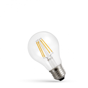 LED GLS E-27 230V 8.5W COG WW Clear Dimmable Spectrum