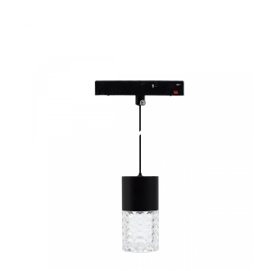 System Shift Basic - Hangit Crystal Oprawa ZWIS 55x110mm (1100mm Wire) 7W 2700k Czarny