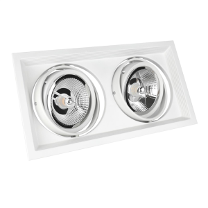 MDD MAXI DUE GU10 X 2 Ar111 250V IP20 186x336x43mm BiaŁy