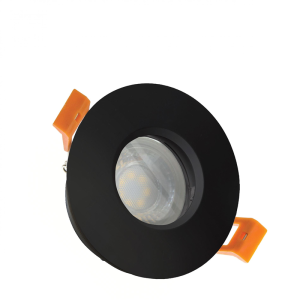 Fiale IV GU10 Oczko GU10 250V IP65 Fi83x51mm Czarny Okrągła