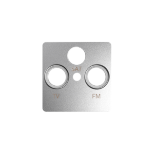 SIMON82Pokrywa gniazda R-TV-SAT; aluminium