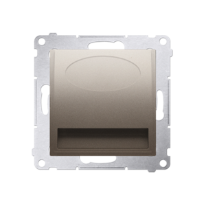 SIMON54 Oprawa oświetleniowa LED, 14 V DC, 0.56 W, białe zimne 5900 K; złoty mat Wymagany zasilacz 14V
