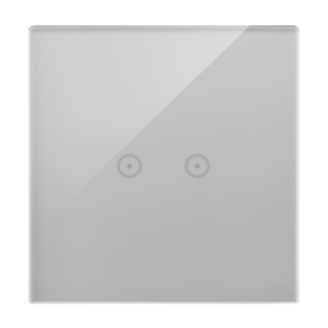 SIMON54 Touch Panel dotykowy S54 Touch, 1 moduł, 2 pola dotykowe poziome biała perła