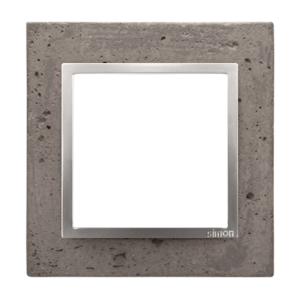 SIMON54 ramka 1-krotna Nature-Beton, MOKRA ROBOTA, IP20/IP44* (*IP44-należy zastosować uszczelkę ramki DUN1)