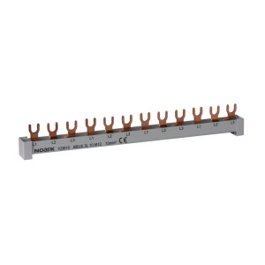 Szyna łączeniowa, 3 fazowa, 10mm2, 63A, 54 modułyBBU 3L 10 M54
