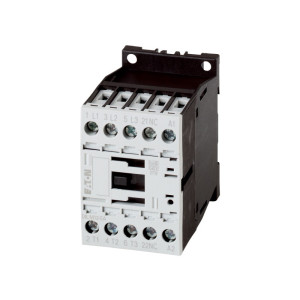 Stycznik mocy 3P 12A 5,5kW AC-3 400V, sterowanie 24VDC, zaciski pomocnicze: 1NO (1Z), zaciski śrubowe; DILM12-10-EA(24VDC); 190034, EATON ELECTRIC