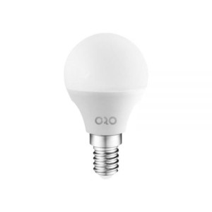 Żarówka LED E14 G45 5W 500lm 230VAC 4000K neutralna biel 200° Fi45x80, klasa energetyczna F; LED-POL