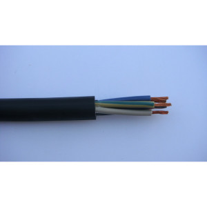 Przewód OnPd 5x6 H07RN-F 450/750V przemysłowy, czarny w gumie; krążek 100m; ELEKTROKABEL