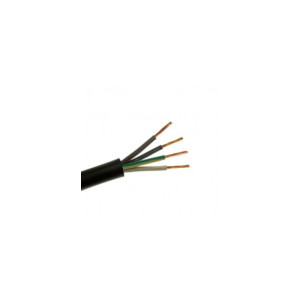 Przewód gumowy OW 4x1,5 H05RR-F 300/500V linka, czarny w gumie; ELEKTROKABEL