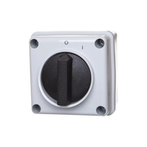 Łącznik krzywkowy 0-1 3P 12A w obudowie IP65, Łuk E12-13; 921213, ELEKTROMET