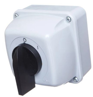 Łącznik krzywkowy 0-1 3P 16A w obudowie IP44, Łuk 16-13; 921613, ELEKTROMET