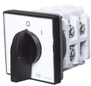Łącznik krzywkowy 0-1 3P 40A tablicowy z płytką czołową IP65, Łuk 40-12; 924003, ELEKTROMET