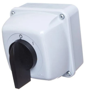 Łącznik krzywkowy 0-1 3P 40A w obudowie IP44, Łuk 40-13; 924005, ELEKTROMET