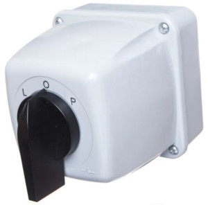 Łącznik krzywkowy L-0-P 3P 40A w obudowie IP44, Łuk 40-43; 924029, ELEKTROMET