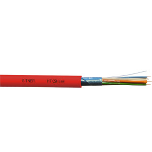 Kabel telekomunikacyjny HTKSHekw 1x2x1,0 FE180/PH120/E90 ognioodporny Cca-s1b,d2,a1, ekranowany bezhalogenowy; B10171 BITNER
