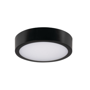 Plafoniera hermetyczna LED 8-13W 1510lm barwa ciepła/neutralna IP66, IK10, 5 lat gwarancji, czarna, DABER 8-13W CCT B; 39022, KANLUX