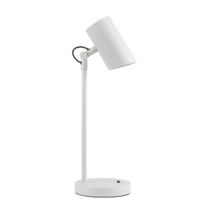 Lampa stołowa, oprawa biurkowa 1xE14 max.5W biała, AGZAR E14 W; 36251, KANLUX