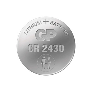 Bateria litowa guzikowa, 3.0V, CR2430, blister 5szt; GP BATTERY