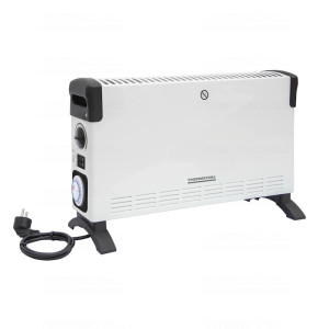 Grzejnik elektryczny konwektorowy stojący z nawiewem IP20 (325x535x170mm) 2000W biały PANDA THERMOVAL