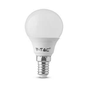 Żarówka LED E14 P45 5,5W 470lm kulka, barwa światła chłodna biel 6400K, 5 lat gwar. Chip Samsung; 170 V-TAC