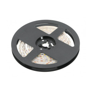 Taśma Flash 2835, 600 LED zimny biały, 60W, bez żelu 10mm, Rolka 5m, 12V (2 kable)