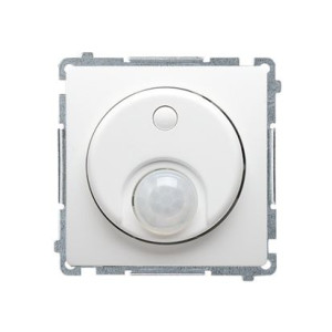 BASIC Łącznik z czujnikiem ruchu z przekaźnikiem (moduł) 8(2) A, 230V~. Wymagana instalacja 3-przewodowa; biały