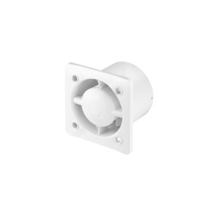 Wentylator łazienkowy korpus SILENT KWS100H SYSTEM+ fi.100, 4,4W 95m3/h, cichy 26dB(A), łożysko kulkowe, wyłącznik czasowy i czujnik wilgoci, biały