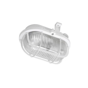 Oprawa kanałowa OVAL 60W E27, tworzywo biały; 302015, LENA